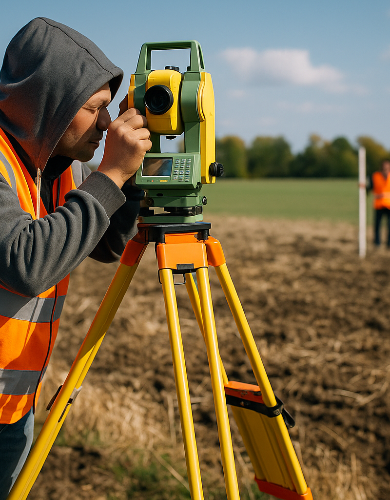 Geodeta podczas budowy – {kiedy jego pomoc jest niezbędna